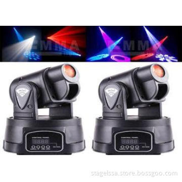 2X 15W RGB DJ LED Moving Head Lights Disco Club Show Lighti